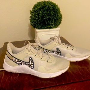 Fun leopard print Nike shoes for women!